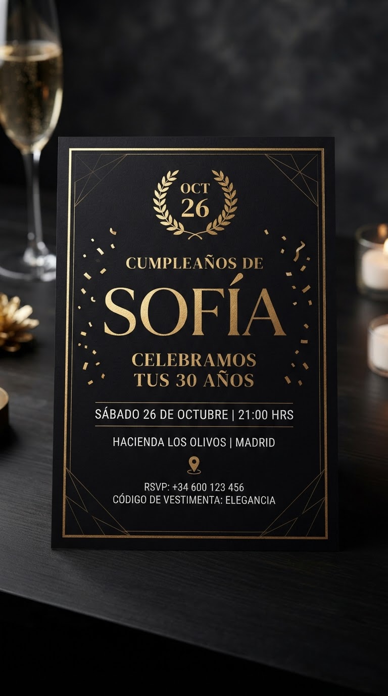 Estilo Negro Dorado